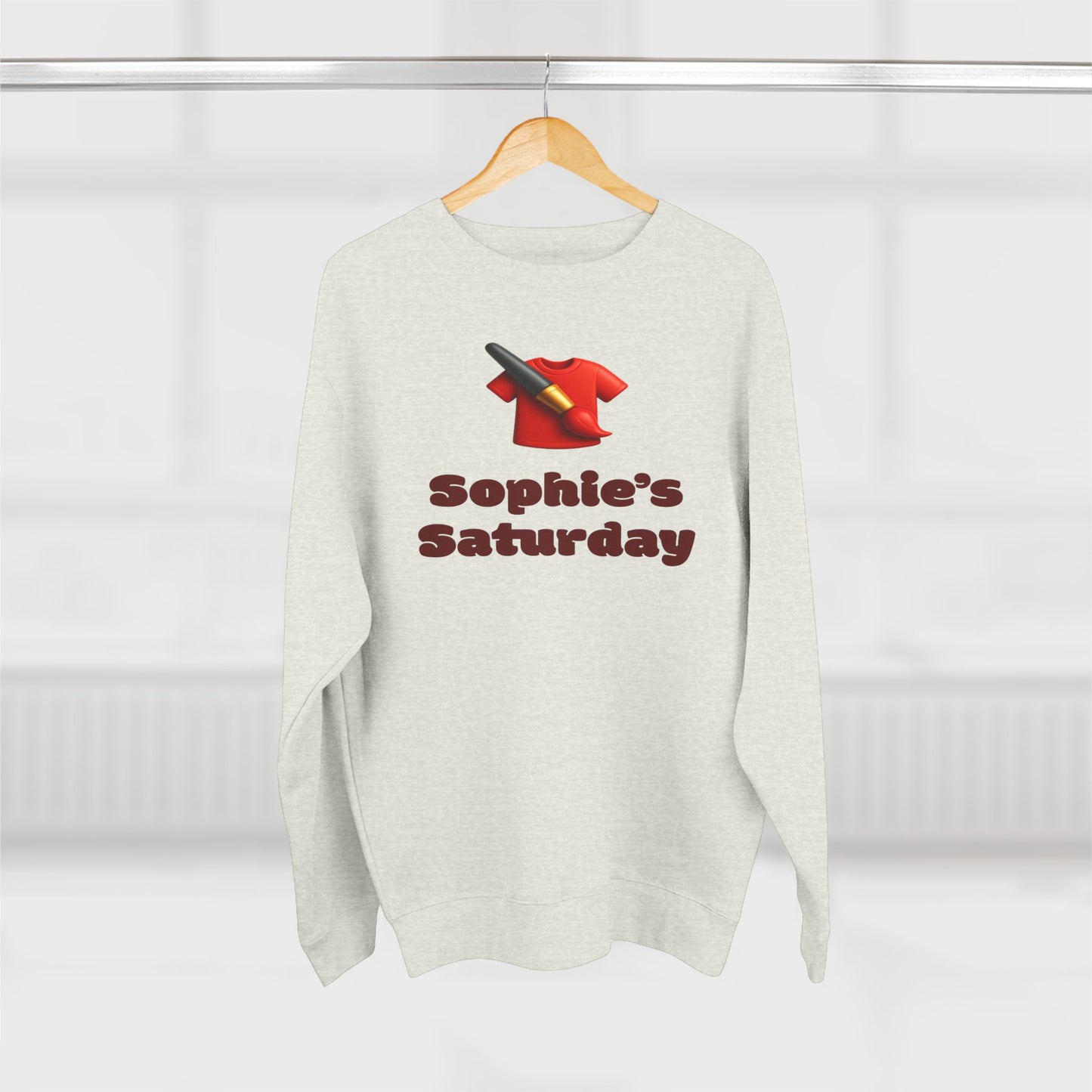 Personalized Sophies Saturday Sweatshirt, Cozy Unisex Crewneck, Weekend Vibes Gift, Customized Apparel, Casual Wear for Her