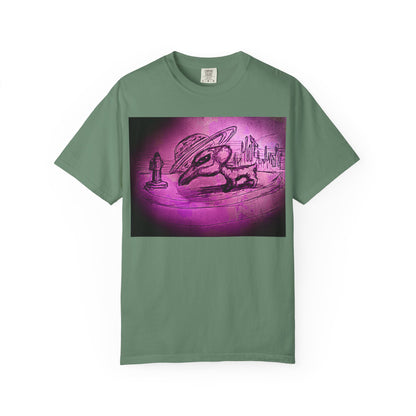 Alien Adventure Unisex T-Shirt - Garment-Dyed Graphic Tee