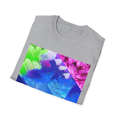 Colorful Moonlit Distorted Vibes Unisex T-Shirt, Graphic Tee, Casual Wear, Summer Fashion, Trendy Gift for Friends