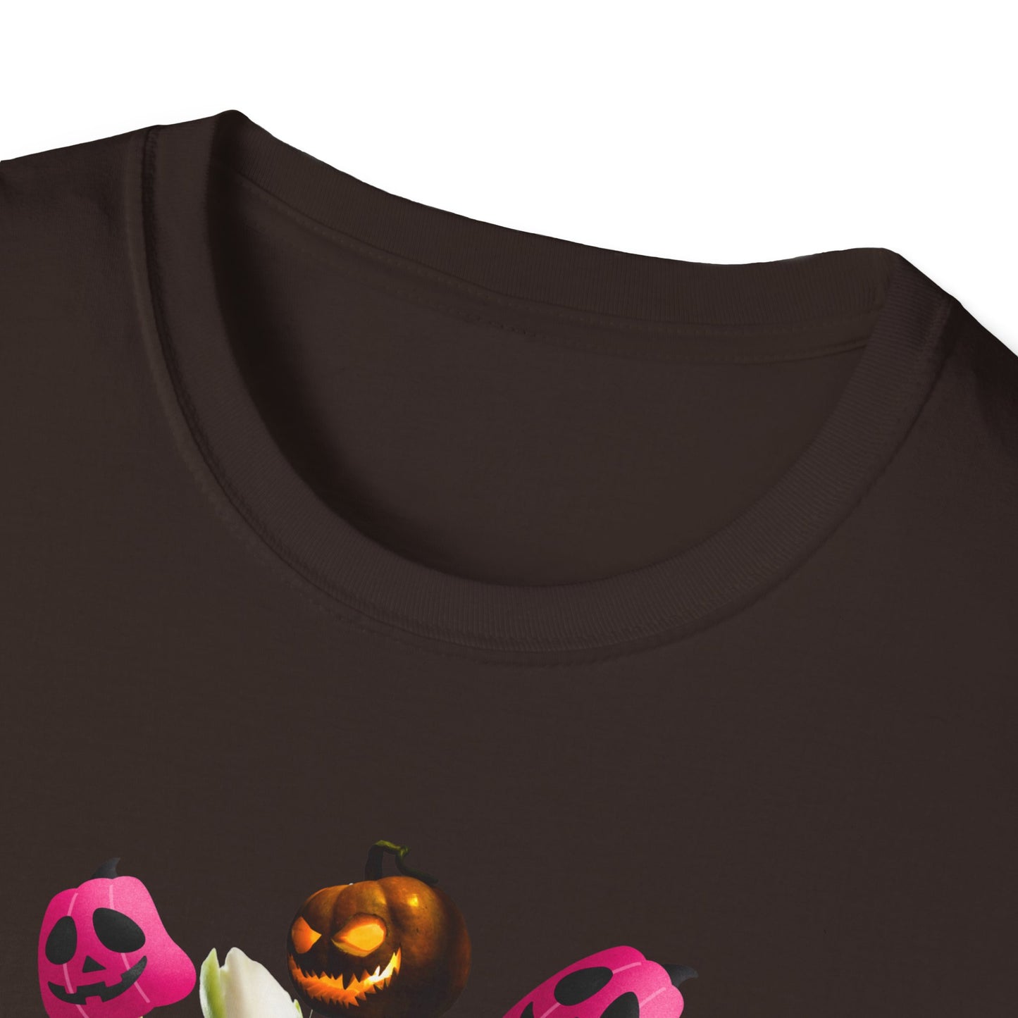 Halloween Pumpkin Bouquet T-Shirt, Cute Fall Tee, Unisex Graphic Shirt, Ideal for Halloween Parties, Seasonal Gift Idea