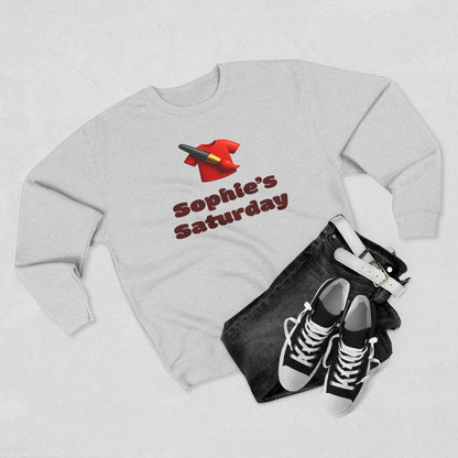 Personalized Sophies Saturday Sweatshirt, Cozy Unisex Crewneck, Weekend Vibes Gift, Customized Apparel, Casual Wear for Her