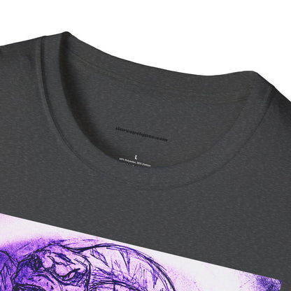 Purple Serpent Graphic Unisex T-Shirt