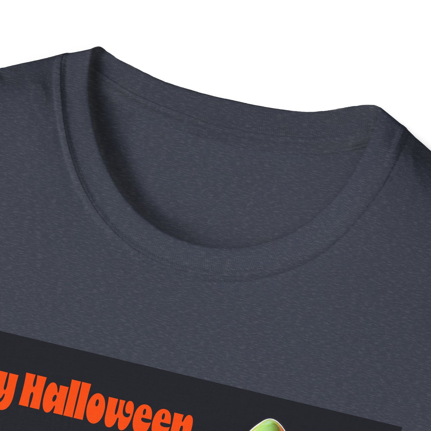 Halloween Ghost with wagon t-Shirt, trick or treating  Funny Halloween Tee, Unisex Casual Shirt, Cute Halloween Costume, Spooky Holiday Apparel
