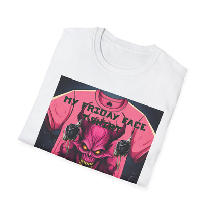 Demon Face Unisex T-Shirt - Friday Face Graphic Tee
