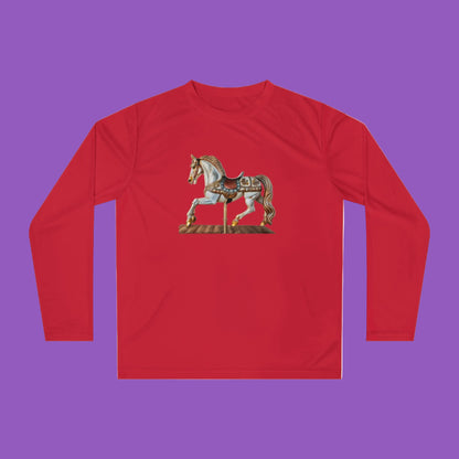Vintage Carousel Horse Performance Shirt | Unisex Activewear