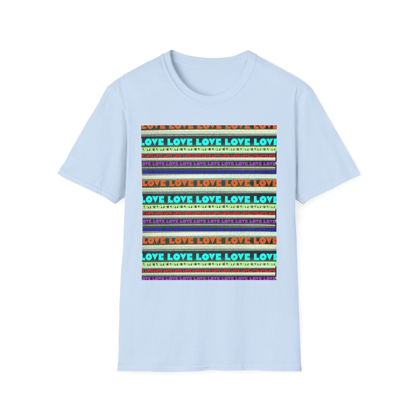 Love-Themed Unisex T-Shirt | Softstyle | Perfect for Pride, Birthdays, Anniversaries, Casual Wear, Gifts