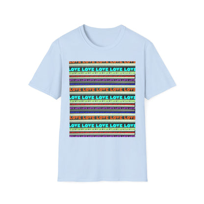 Love-Themed Unisex T-Shirt | Softstyle | Perfect for Pride, Birthdays, Anniversaries, Casual Wear, Gifts