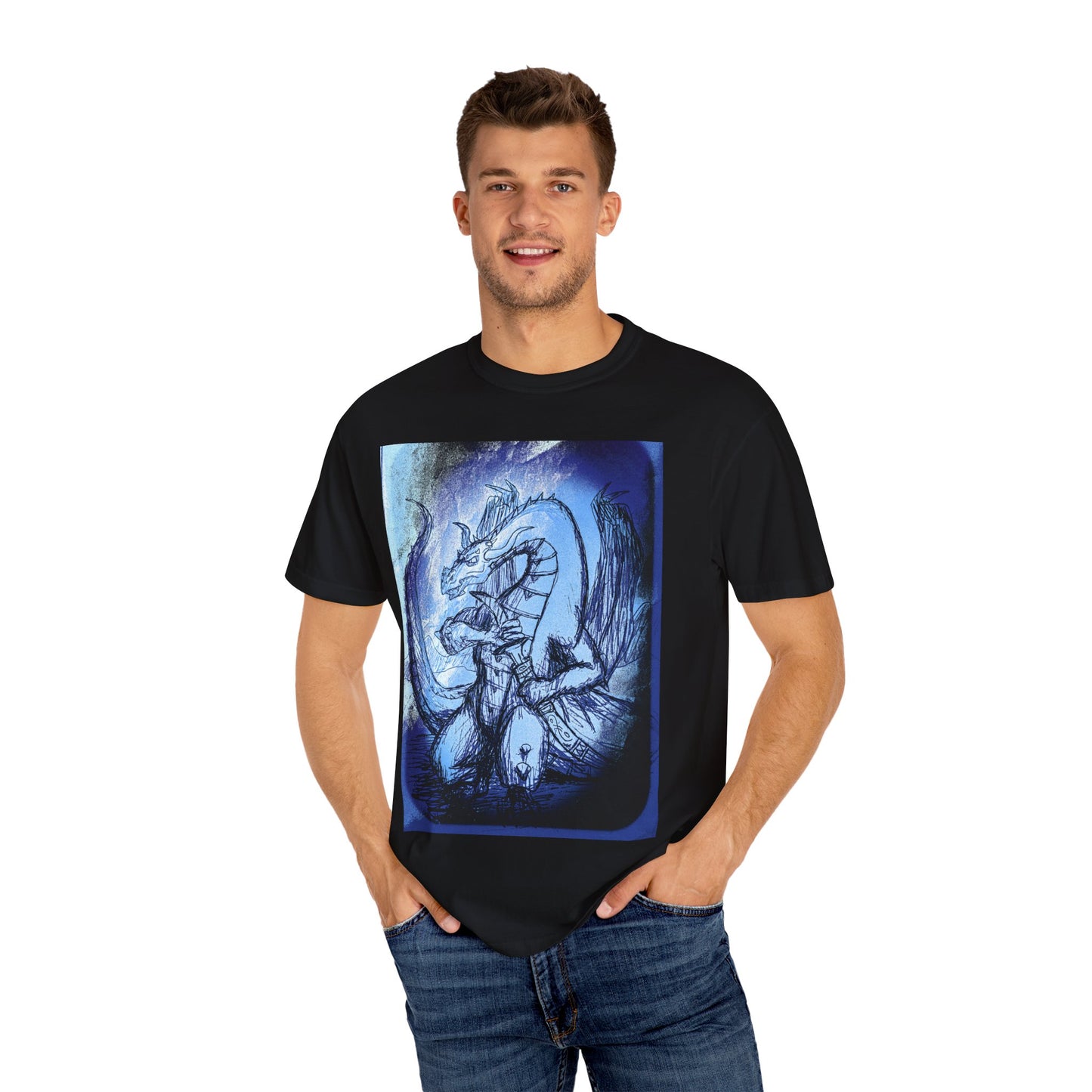 Dragon Artwork Unisex T-Shirt - Vibrant, Unique Design for Fantasy Lovers