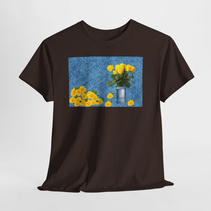 Floral Bouquet Unisex Heavy Cotton Tee