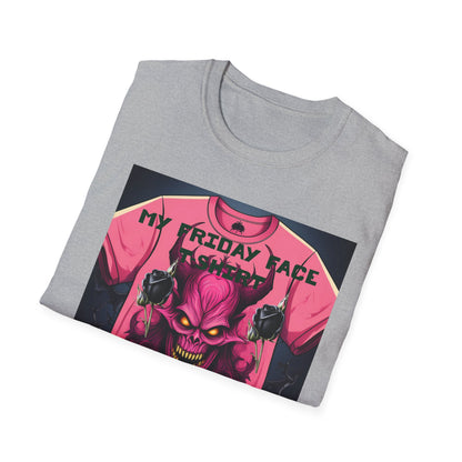 Demon Face Unisex T-Shirt - Friday Face Graphic Tee