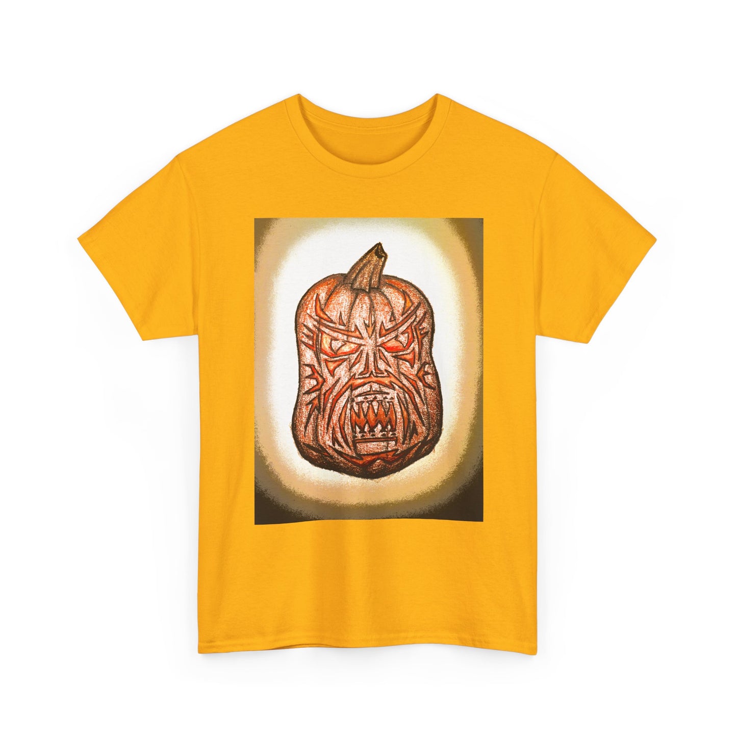 The Goth Pumpkin Unisex Heavy Cotton Tee