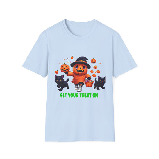 Halloween Themed T-Shirt, Perfect for Trick-or-Treating, Fall Celebrations, Graphic Tee for Cat Lovers, Unisex Costume Top, Fun Spooky [...]