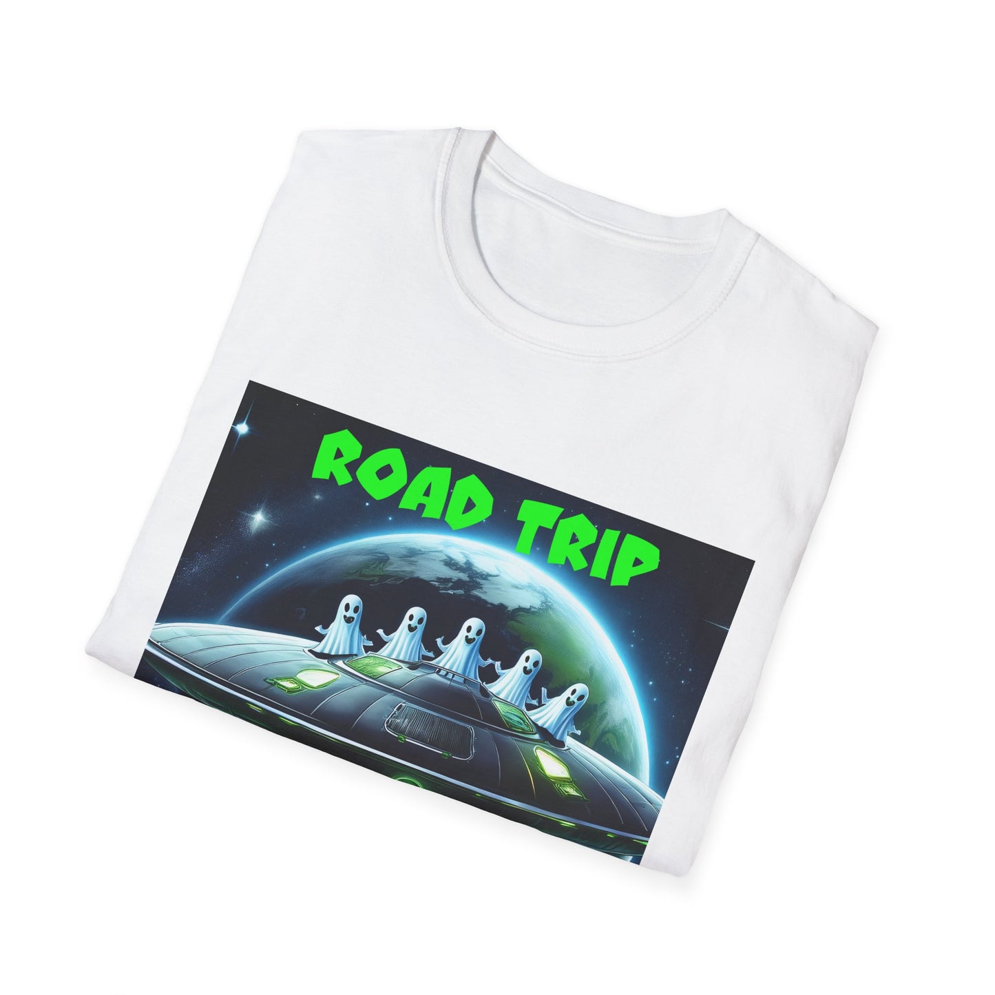 Retro Road Trip Alien T-Shirt | Unisex Graphic Tee, Space Adventure Shirt, Gift for Travelers, Cool Summer Tee, Road Trip Essentials