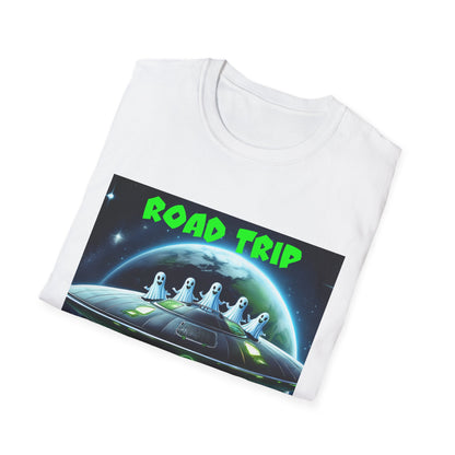 Retro Road Trip Alien T-Shirt | Unisex Graphic Tee, Space Adventure Shirt, Gift for Travelers, Cool Summer Tee, Road Trip Essentials