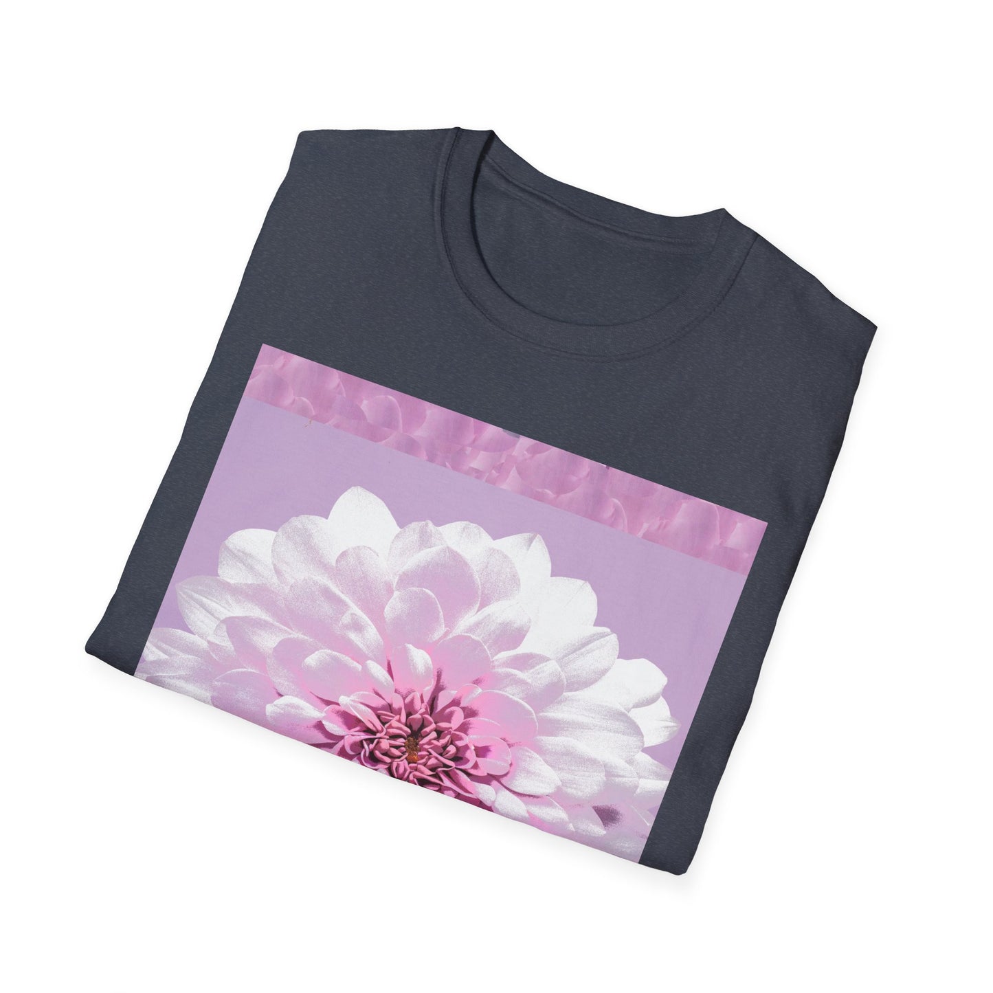 Pale Pink Flowers Abstract Unisex T-Shirt