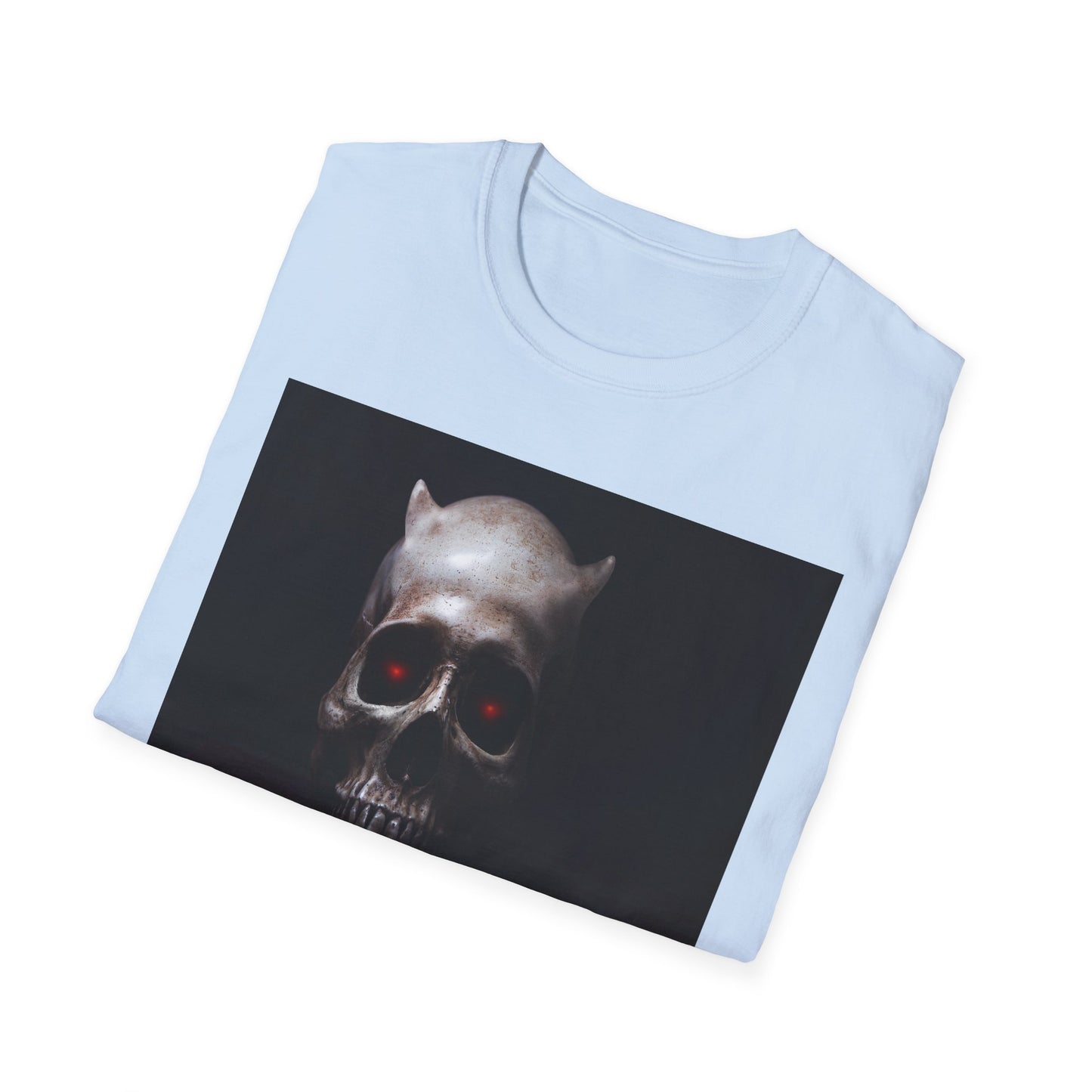 Spooky Demon Boo T-Shirt | Halloween Costume Tee | Unisex Softstyle Tee | Boo! Graphic Shirt | Casual Wear | Comfortable Halloween Apparel