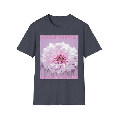 Pale Pink Flowers Abstract Unisex T-Shirt