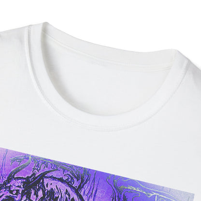 Dragon T-Shirt in Purple Tones - Unisex