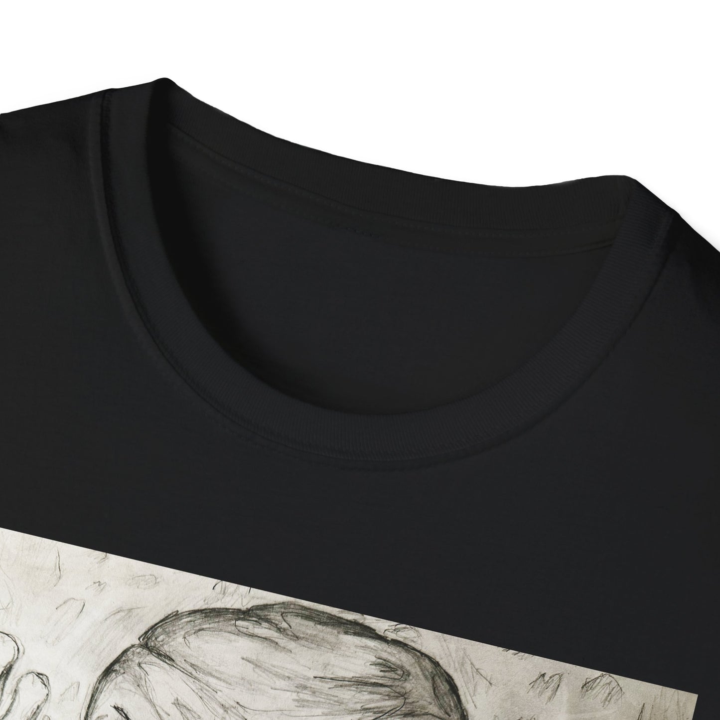 Grim Reaper Graphic Tee | Unisex Softstyle T-Shirt, Halloween Apparel, Edgy Fashion, Unique Gift, Gothic Style, Casual Wear