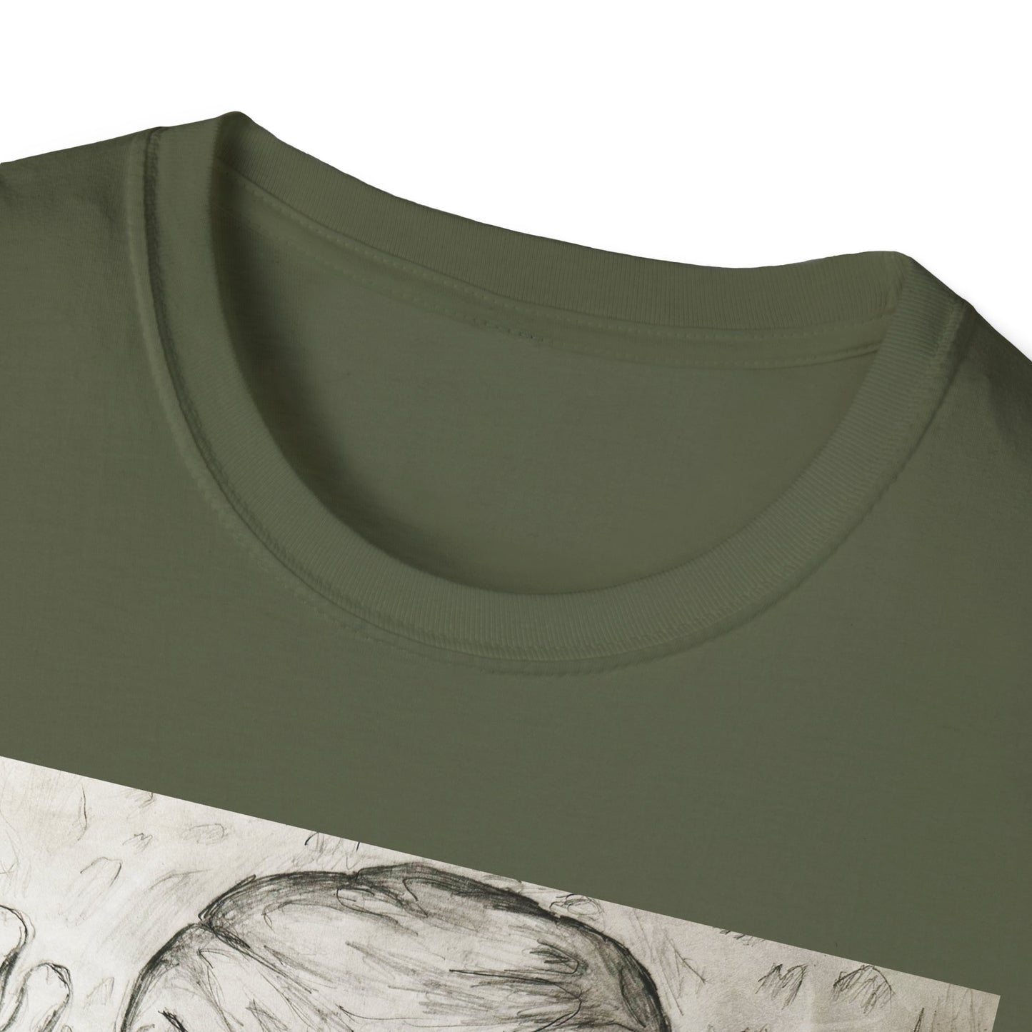 Grim Reaper Graphic Tee | Unisex Softstyle T-Shirt, Halloween Apparel, Edgy Fashion, Unique Gift, Gothic Style, Casual Wear