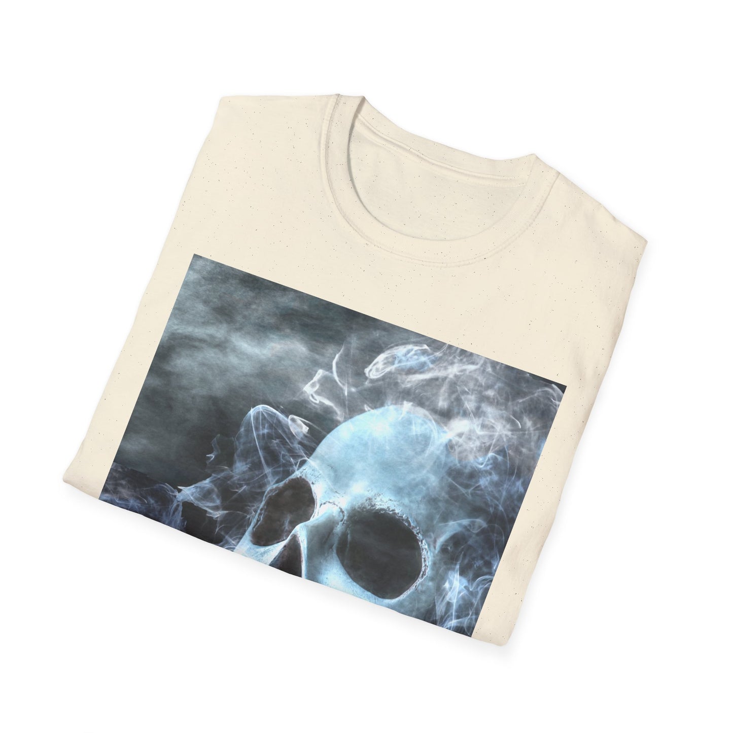 Eerie Skull Graphic T-Shirt for Dark Aesthetic Lovers, Unisex Casual Wear, Halloween Tee, Alternative Fashion