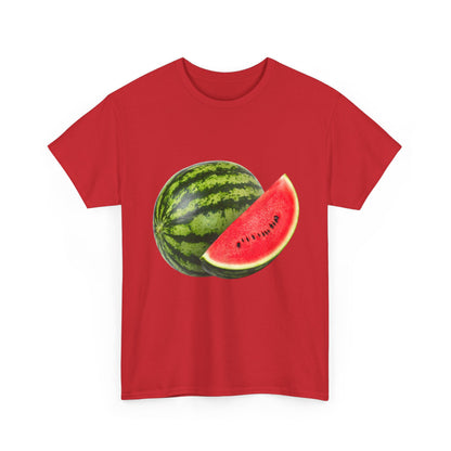 Summer Vibes Watermelon Tee, Fun Summer Shirt, Unisex Graphic T-Shirt, Cute Gift for Fruit Lovers, Casual Everyday Top