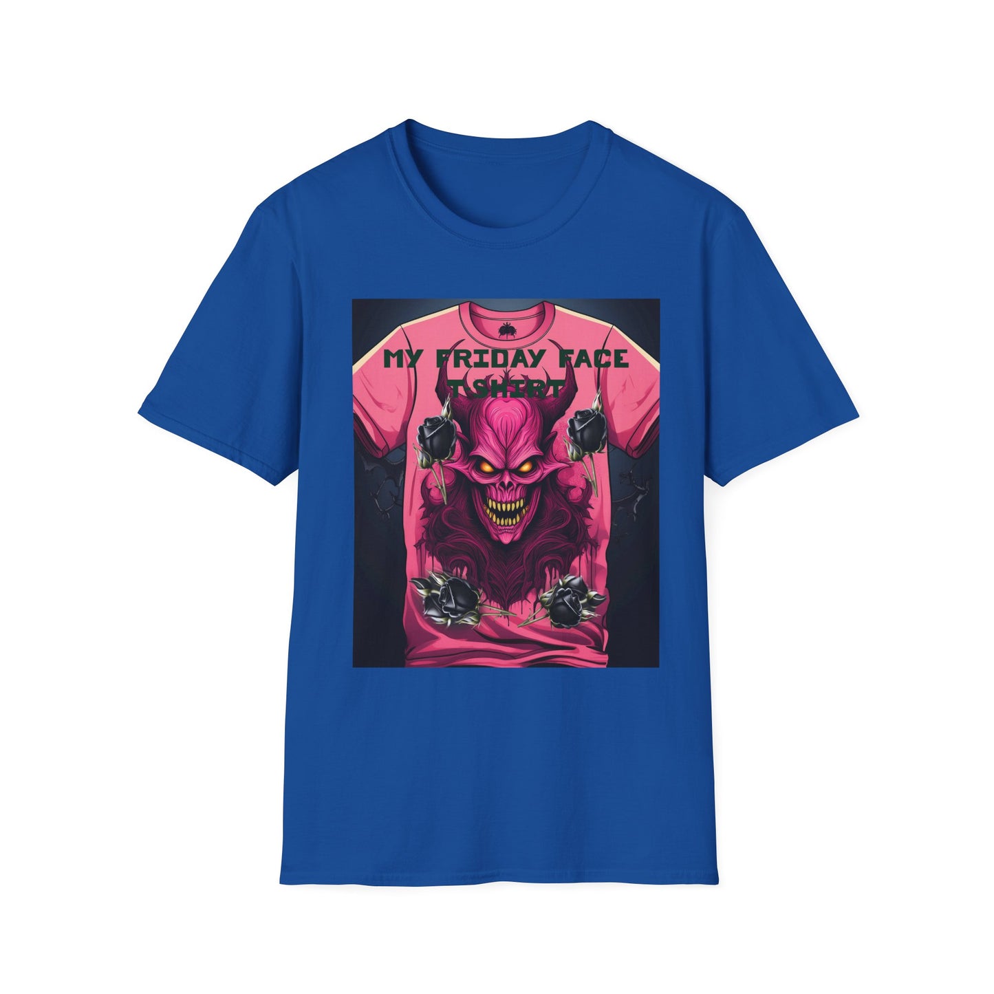 Demon Face Unisex T-Shirt - Friday Face Graphic Tee