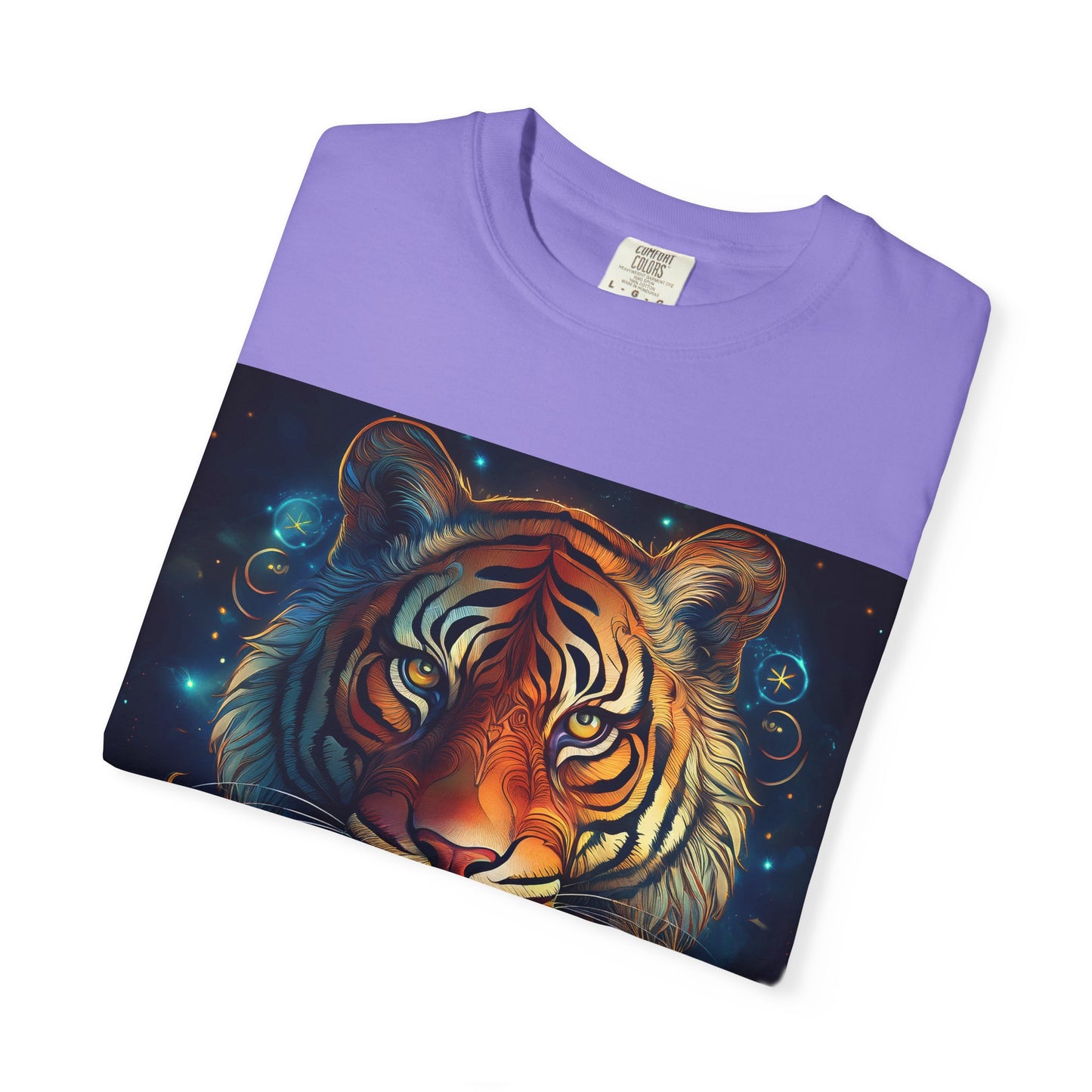 Chic Chinese Zodiac Tiger T-Shirt, Unisex Graphic Tee, Astrology Apparel, Zodiac Fashion, Year of the Tiger Shirt