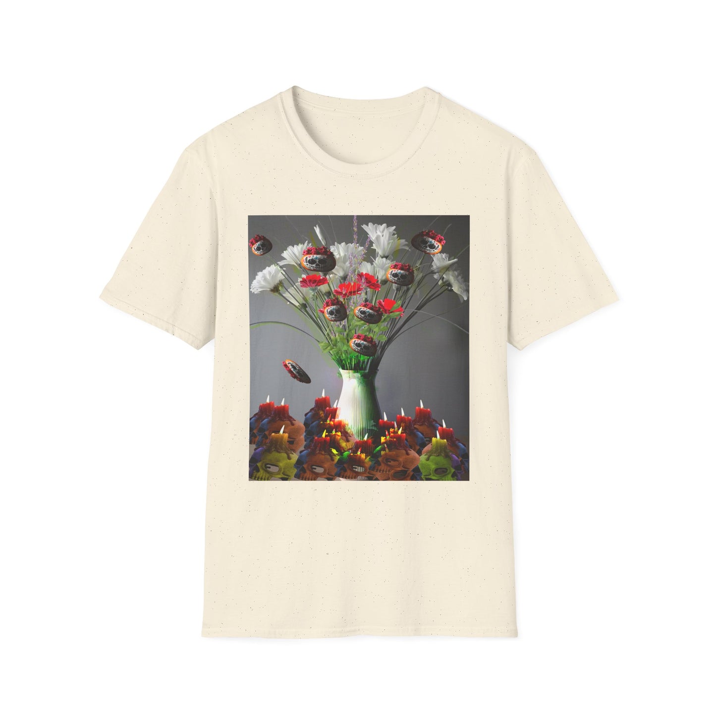 Skeleton Pumpkin Bouquet T-Shirt