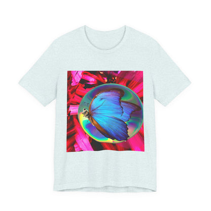 Colorful Butterfly Graphic Tee, Butterfly Shirt, Unisex T-Shirt, Nature Lover Gift, Casual Summer Wear, Vibrant Art Tee
