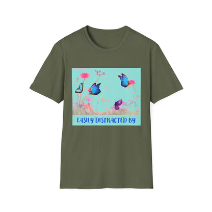 Easily distracted by Butterfly T-Shirt