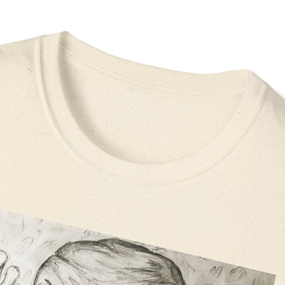 Grim Reaper Graphic Tee | Unisex Softstyle T-Shirt, Halloween Apparel, Edgy Fashion, Unique Gift, Gothic Style, Casual Wear