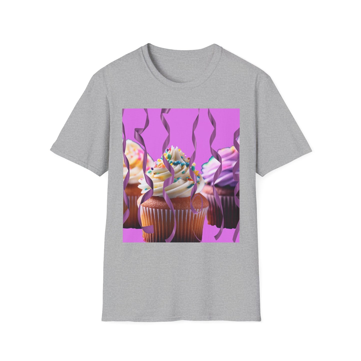Colorful Cupcake Unisex T-Shirt | Sweet Treats Tee, Birthday Gift, Dessert Lover’s Apparel, Cute Food Shirt, Fun Casual Wear
