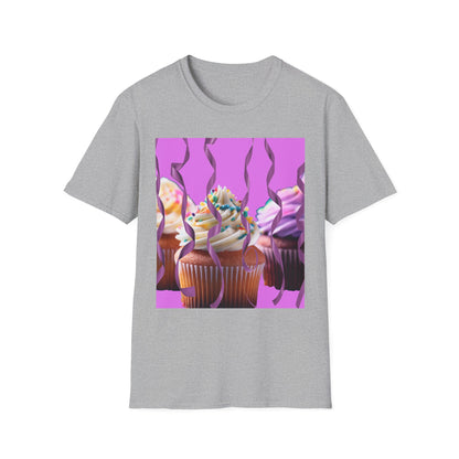 Colorful Cupcake Unisex T-Shirt | Sweet Treats Tee, Birthday Gift, Dessert Lover’s Apparel, Cute Food Shirt, Fun Casual Wear