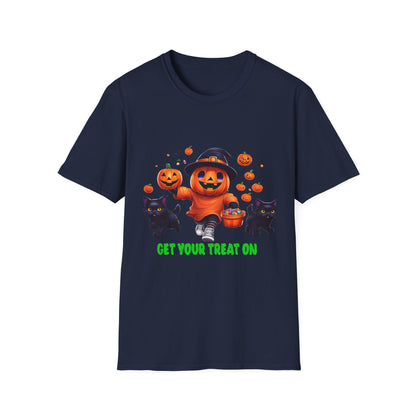 Halloween Themed T-Shirt, Perfect for Trick-or-Treating, Fall Celebrations, Graphic Tee for Cat Lovers, Unisex Costume Top, Fun Spooky [...]