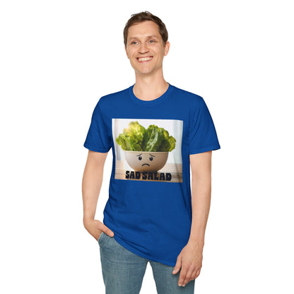 Cute T-Shirt with Sad Salad Face Design
