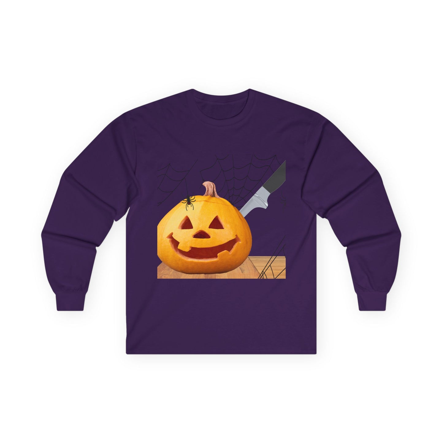 Pumpkin Carved Up Unisex Ultra Cotton Long Sleeve Tee