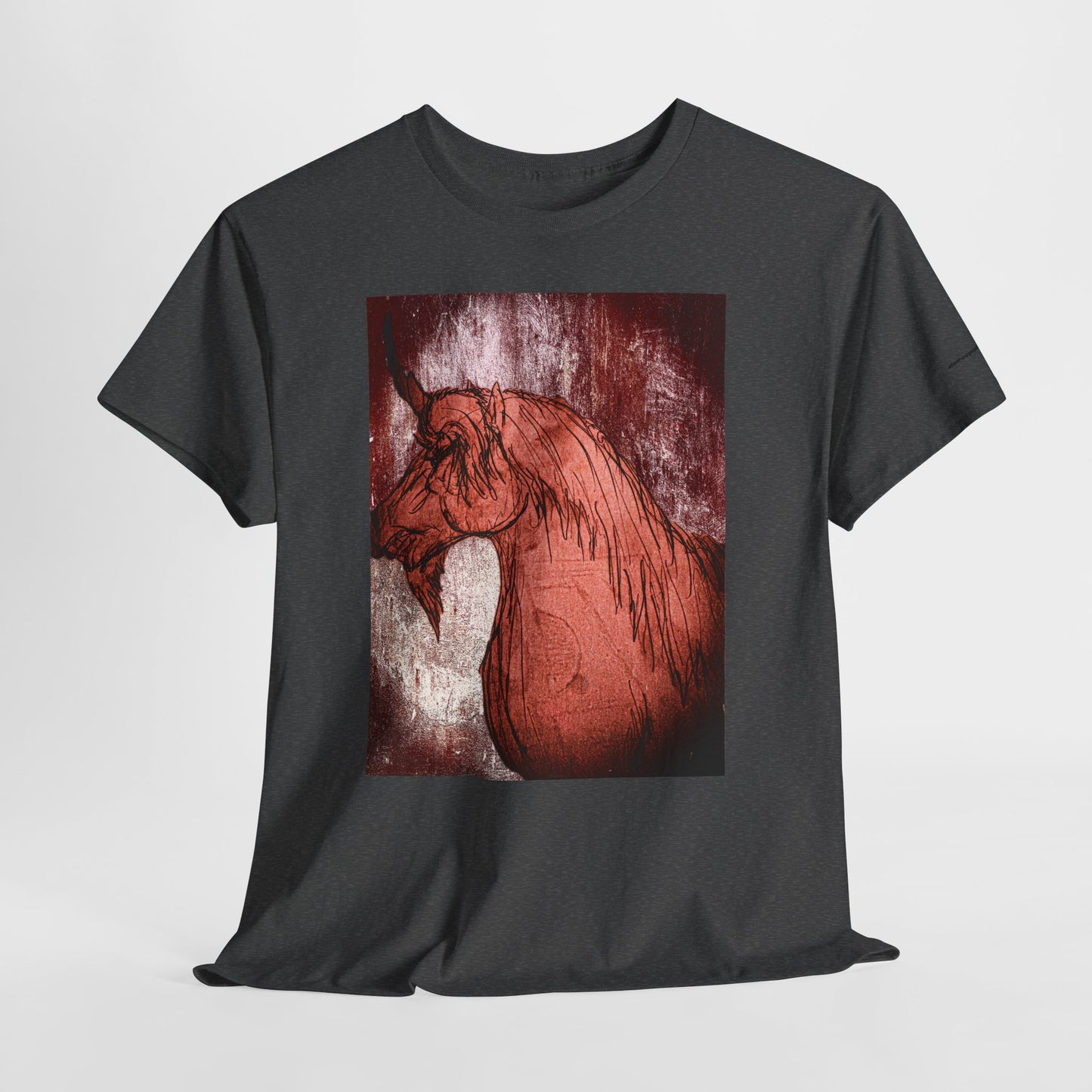 Artistic Unicorn Fantasy Print Unisex Heavy Cotton Tee