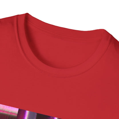 Vibrant Abstract Art T-Shirt, Trendy Graphic Tee, Softstyle Shirt, Unique Gift for Art Lovers, Casual Everyday Wear