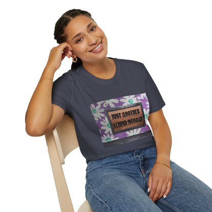 Funny Monday T-Shirt, Unisex Graphic Tee, Gift for Him or Her, Casual Wear, Humor Shirt, Weekend Vibes, Spring Summer Fashion