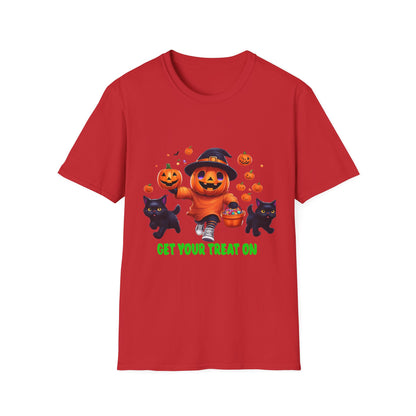 Halloween Themed T-Shirt, Perfect for Trick-or-Treating, Fall Celebrations, Graphic Tee for Cat Lovers, Unisex Costume Top, Fun Spooky [...]