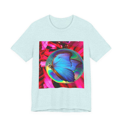 Colorful Butterfly Graphic Tee, Butterfly Shirt, Unisex T-Shirt, Nature Lover Gift, Casual Summer Wear, Vibrant Art Tee