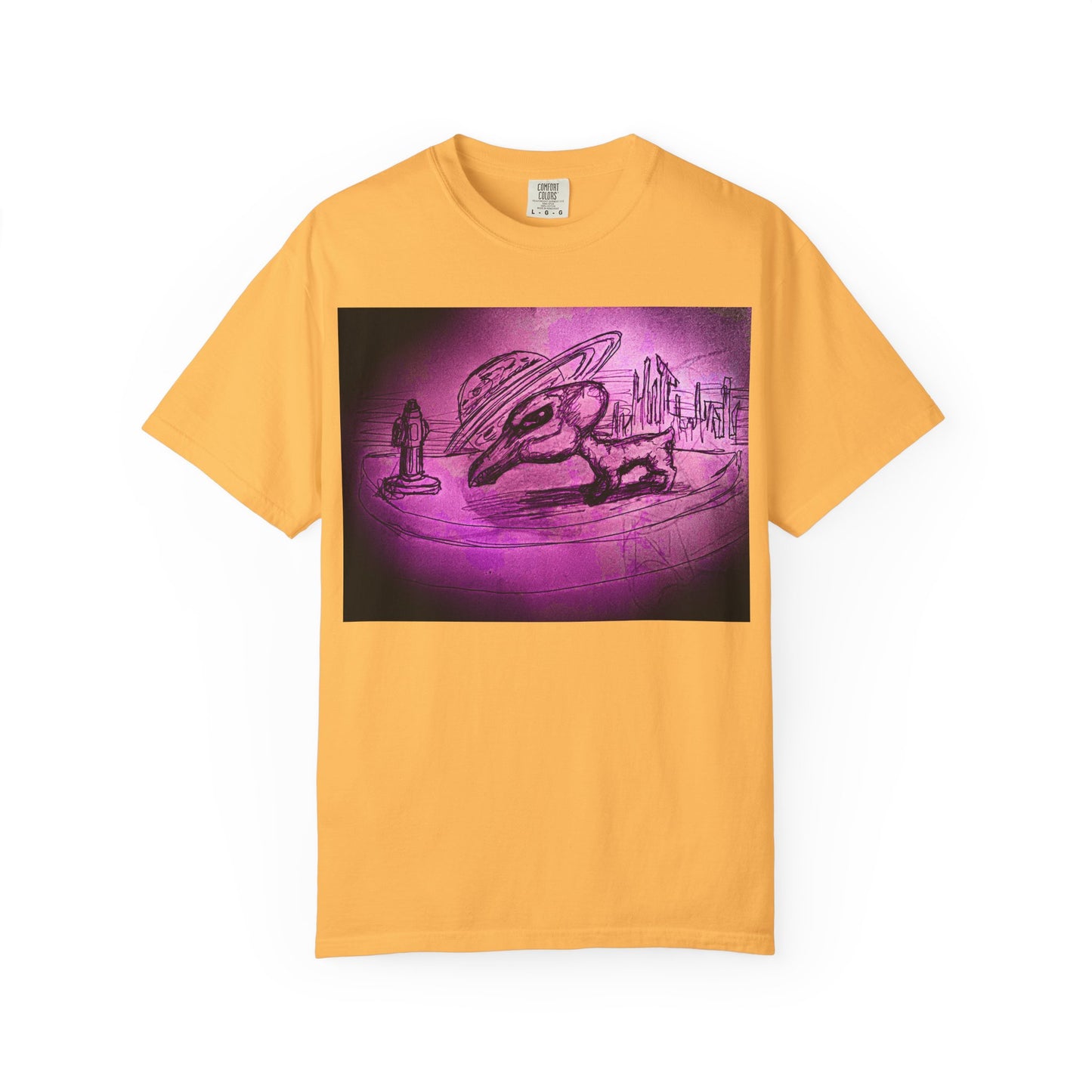 Alien Adventure Unisex T-Shirt - Garment-Dyed Graphic Tee
