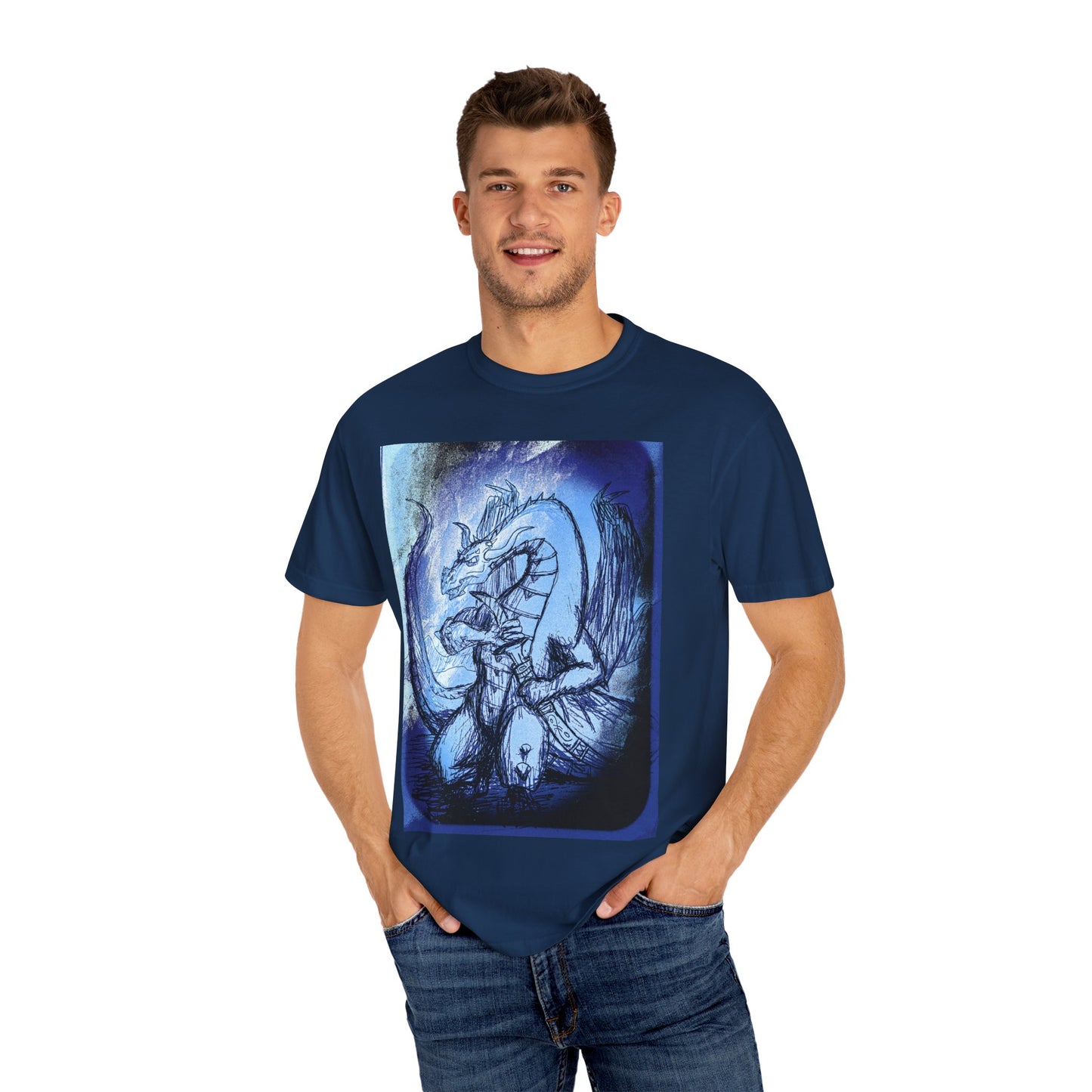 Dragon Artwork Unisex T-Shirt - Vibrant, Unique Design for Fantasy Lovers