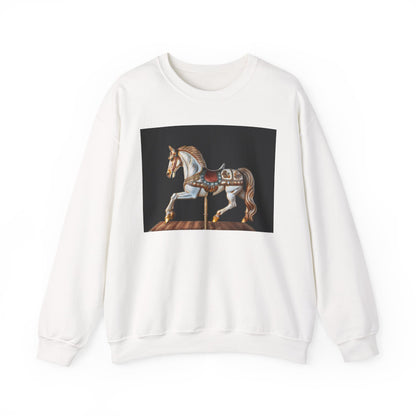 Vintage Carousel Horse Crewneck Sweatshirt, Cozy Sweatshirt, Equestrian Gift, Animal Art Sweatshirt, Unique Fall Apparel, Celebration [...]