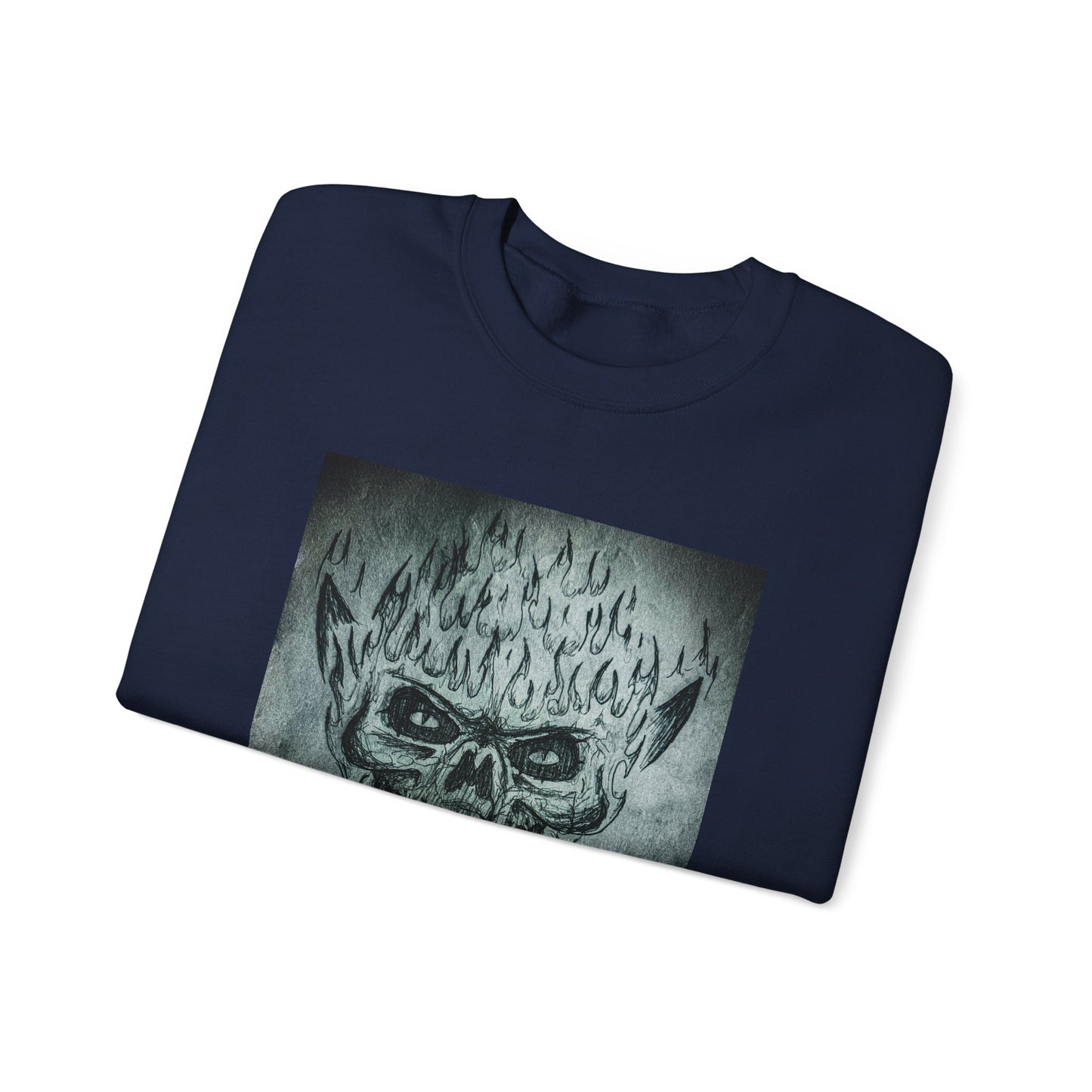 Skull Crewneck Sweatshirt