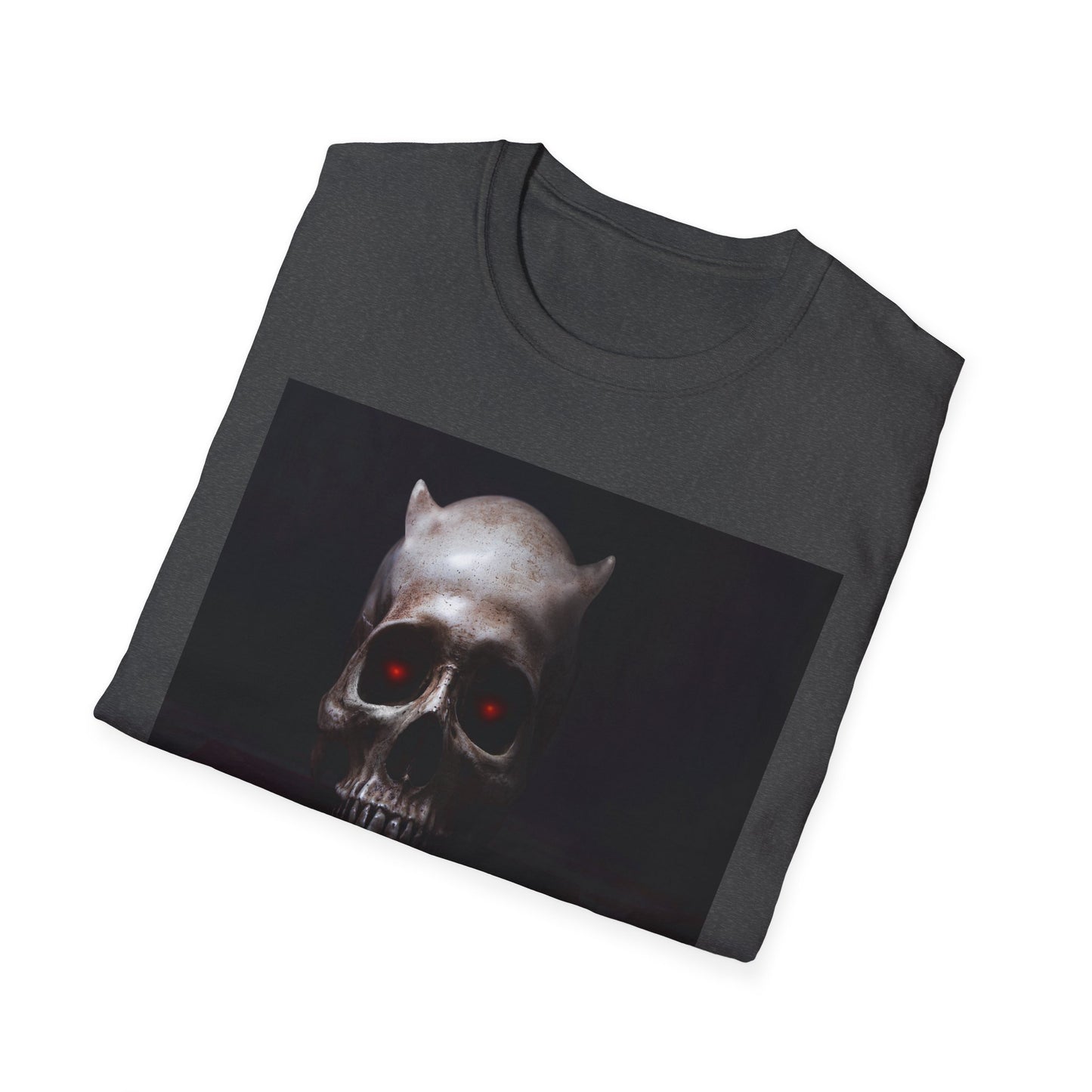 Spooky Demon Boo T-Shirt | Halloween Costume Tee | Unisex Softstyle Tee | Boo! Graphic Shirt | Casual Wear | Comfortable Halloween Apparel