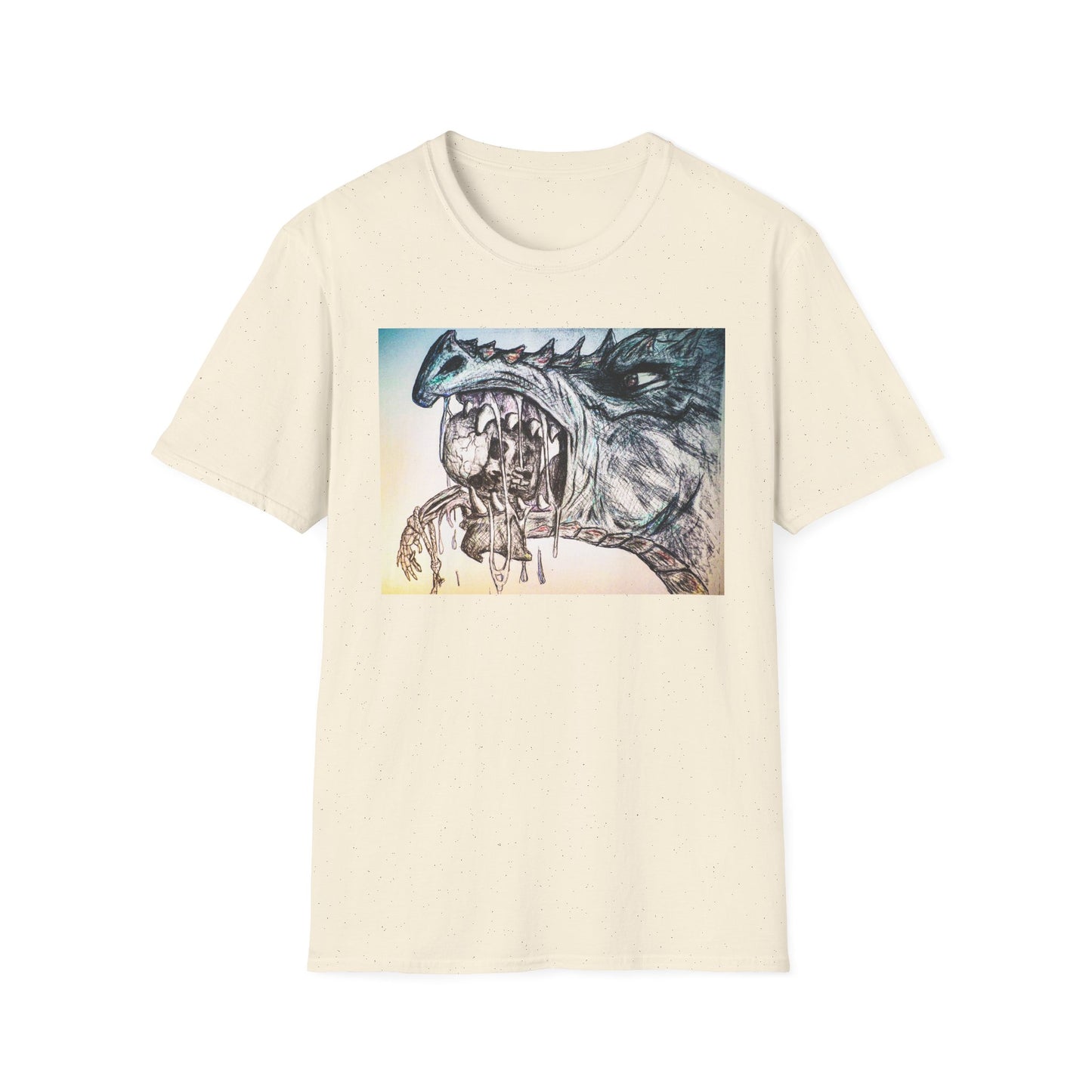 Graphic Dragon Art Unisex T-Shirt, Unique Gift for Ocean Lovers, Summer Vibes, Casual Wear, Perfect for Beach Days, Art Parties