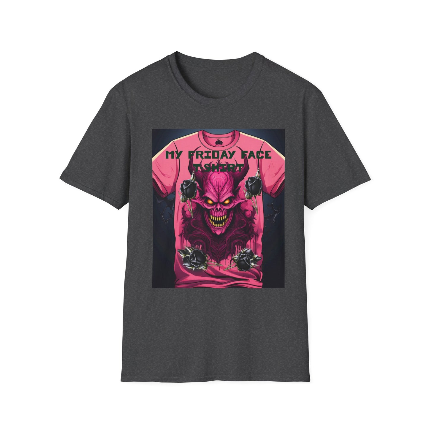 Demon Face Unisex T-Shirt - Friday Face Graphic Tee