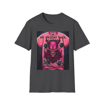 Demon Face Unisex T-Shirt - Friday Face Graphic Tee